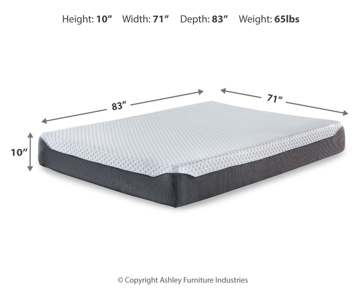 10 Inch Chime Elite California King Memory Foam Mattress in a box (Variation Bed Size: California King)