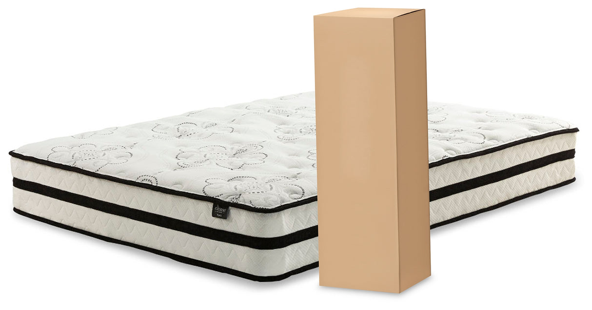 Finch 2-Piece Queen Platform Bed with Mattress (Queen Platform Bed, Chime 10 Inch Hybrid Queen Mattress in a Box)