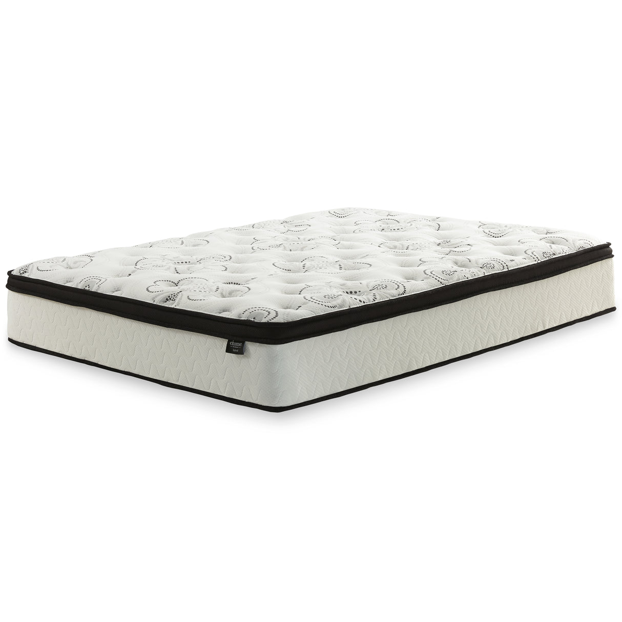 Chime 12 Inch Hybrid 2-Piece Mattress with Adjustable Base (California King Mattress in a Box, Head-Foot Model Best California King Adjustable Base)