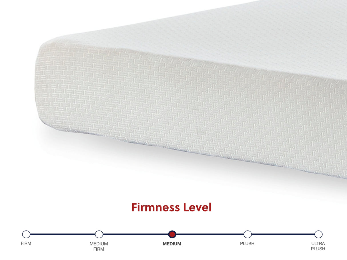 Chime 8 Inch Memory Foam Queen Mattress in a Box (Bed Size: King)