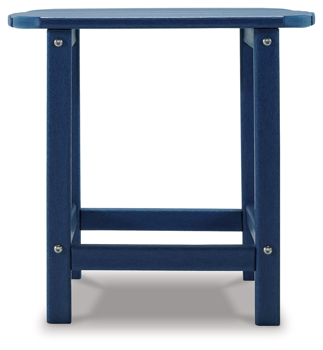 Sundown Treasure End Table (Color: Blue)