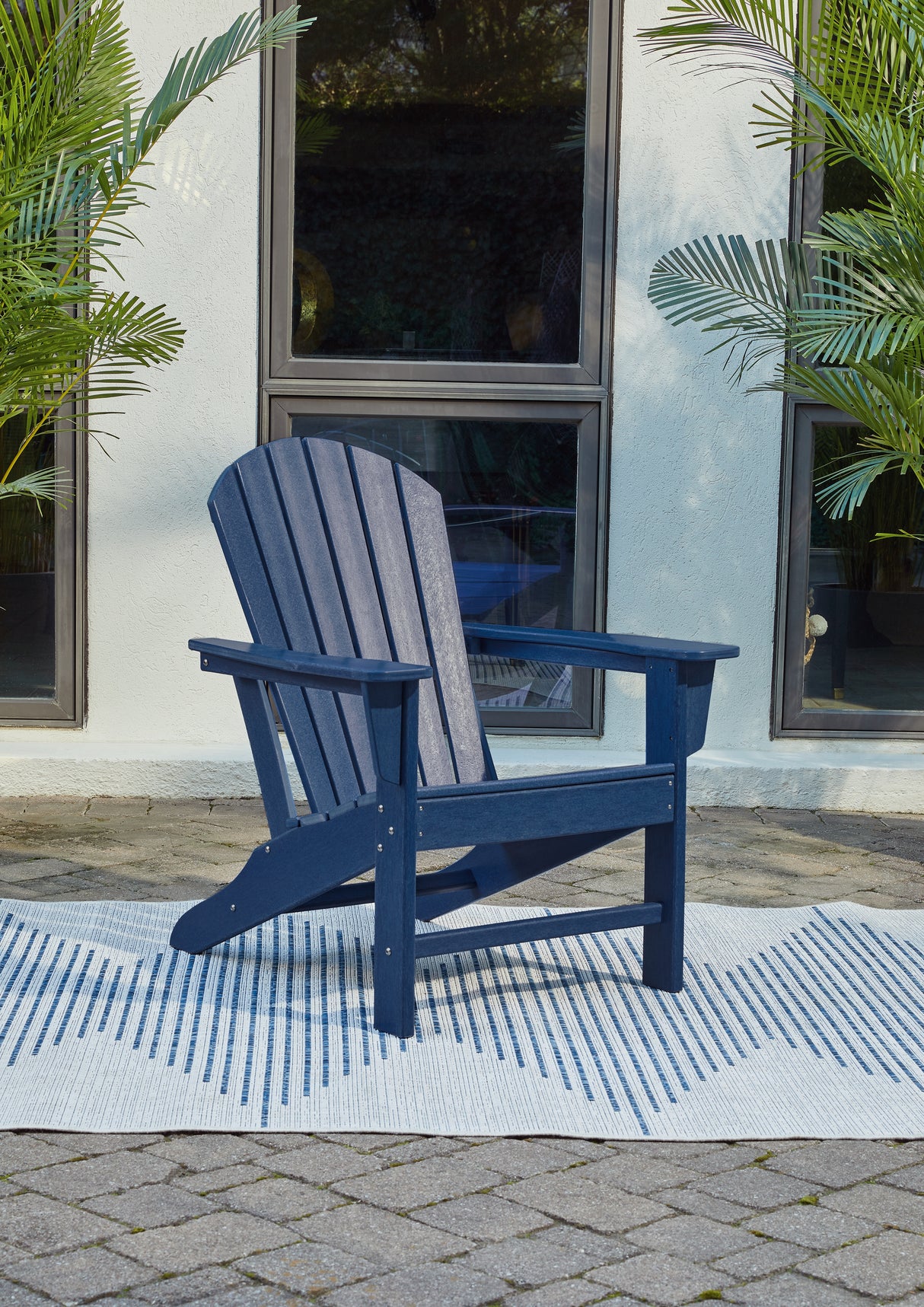 Sundown Treasure Adirondack Chair (Color: Blue)