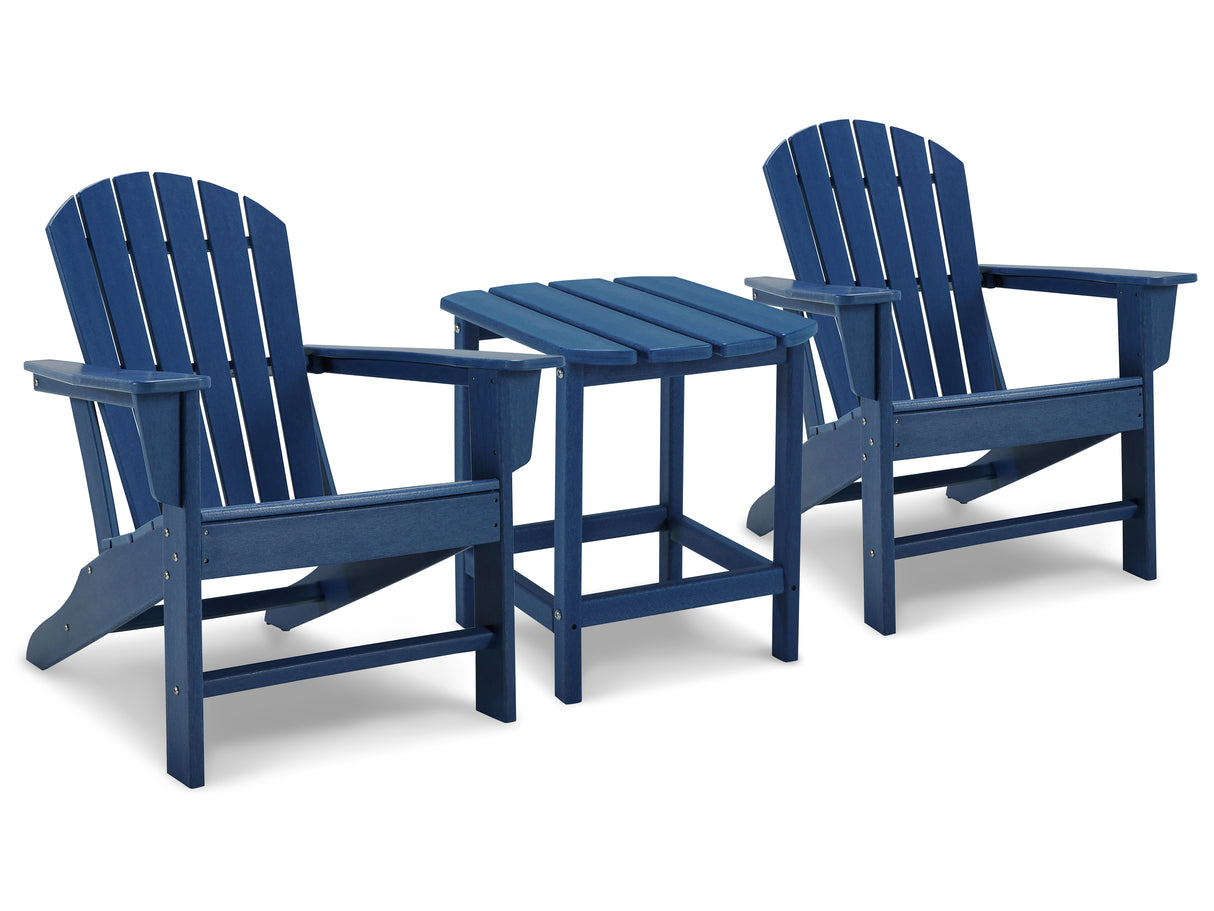 Sundown Treasure 3-Piece 2 Adirondack Chairs with End table (Adirondack Chair, Adirondack Chair, End Table)