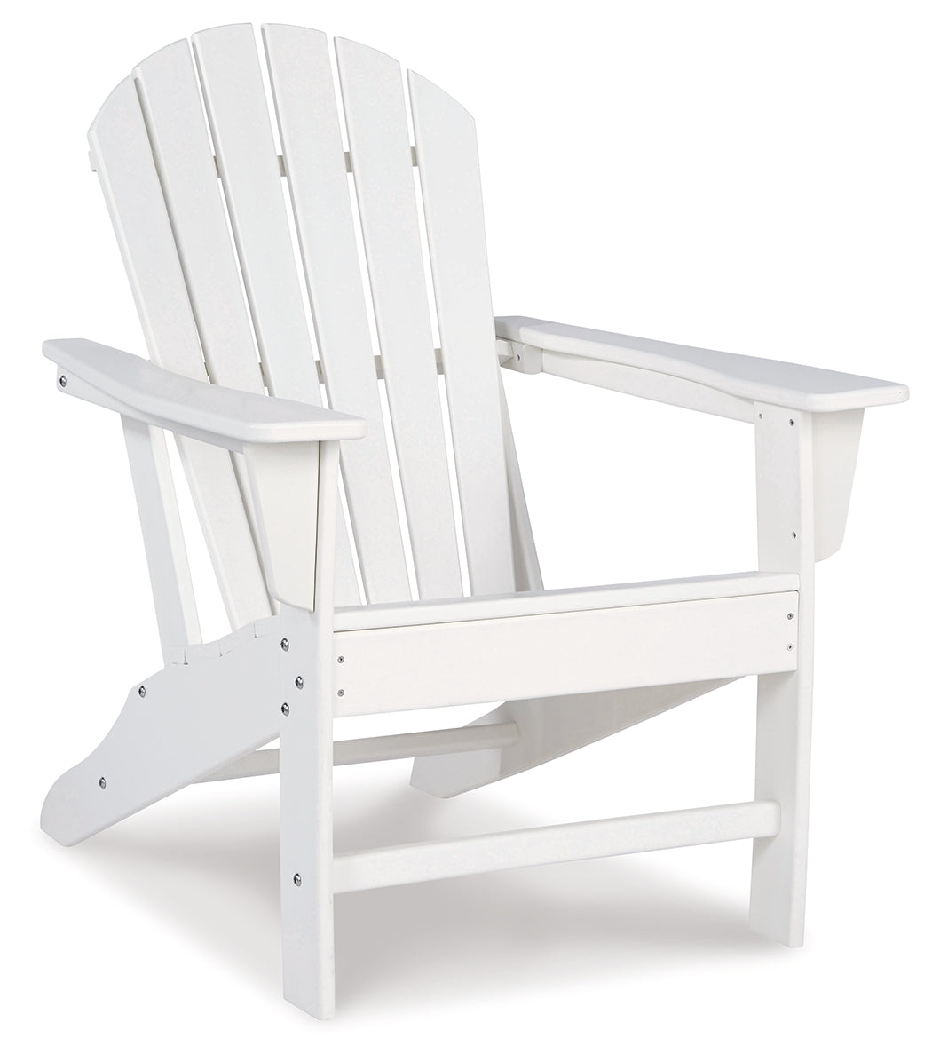 Sundown Treasure Adirondack Chair (Color: White)