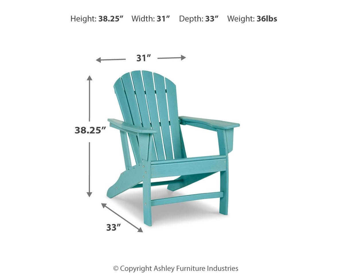Sundown Treasure 3-Piece 2 Outdoor Chairs with End Table (Adirondack Chair, Adirondack Chair, End Table)