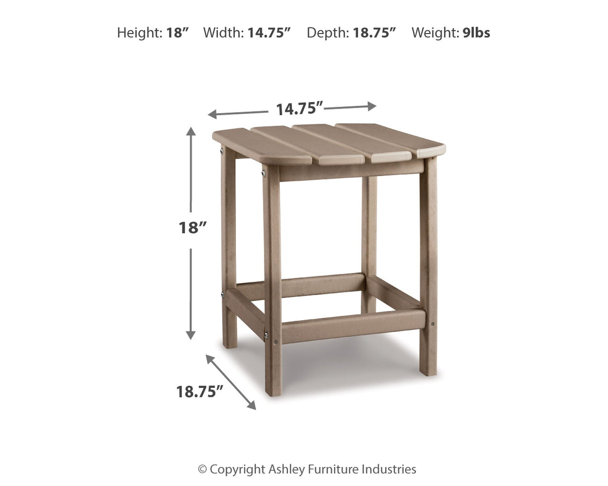Sundown Treasure End Table (Color: Driftwood)