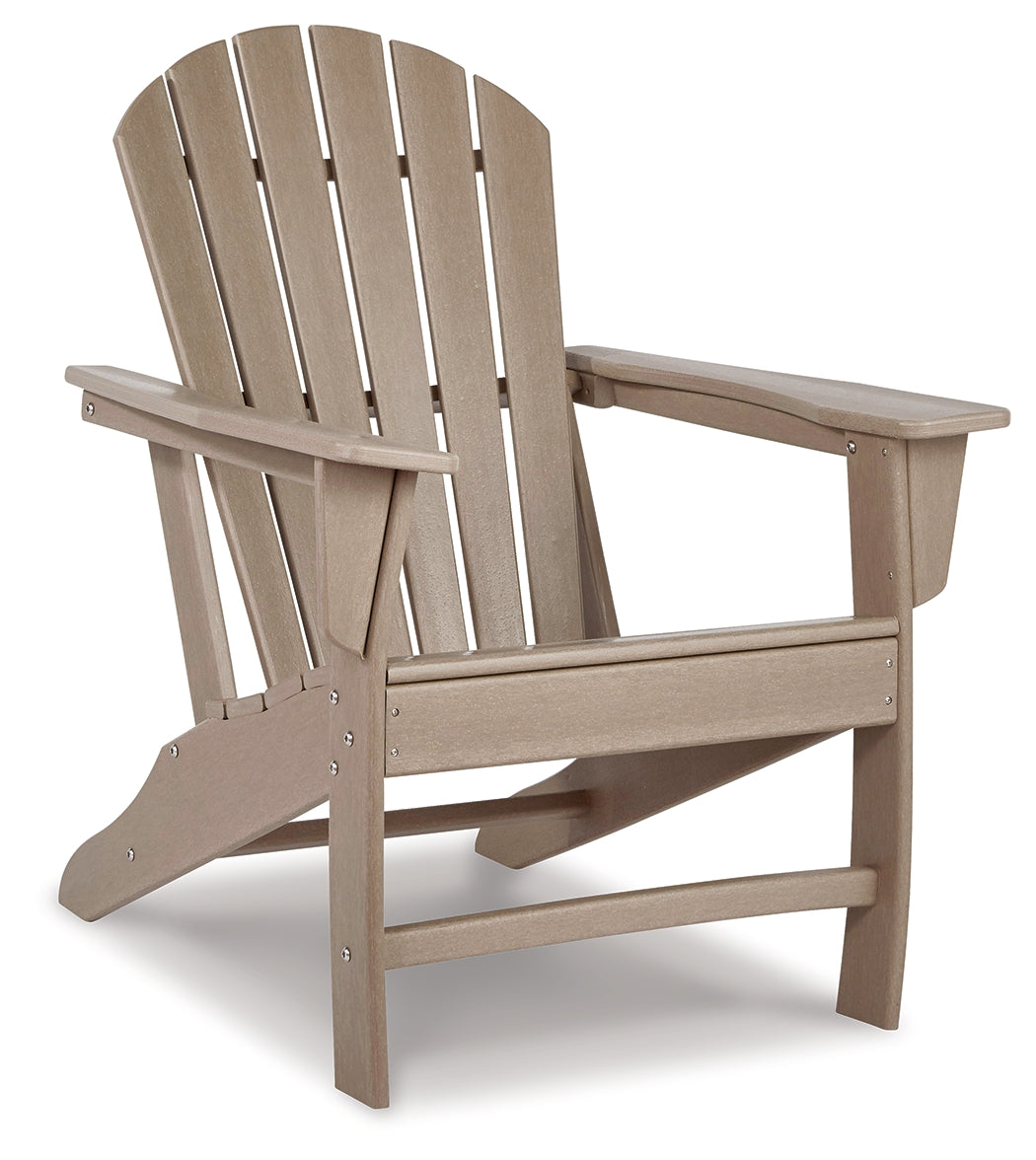 Sundown Treasure 3-Piece 2 Outdoor Chairs with End Table (End Table, Adirondack Chair, Adirondack Chair)