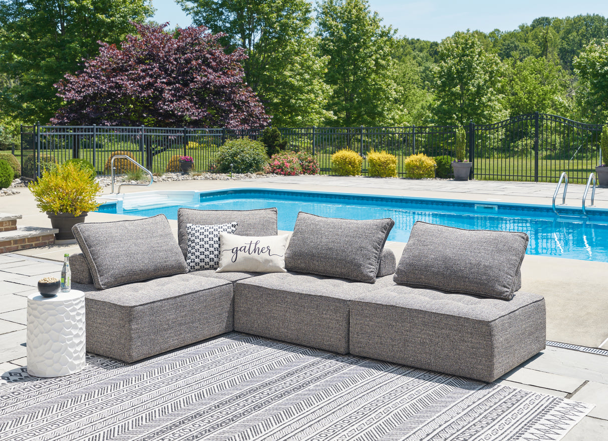 Bree Zee 5-Piece Outdoor Sectional with End Table (Outdoor Lounge Chair with Cushion, Outdoor Lounge Chair with Cushion, Outdoor Lounge Chair with Cushion, Outdoor Lounge Chair with Cushion, Outdoor End Table)