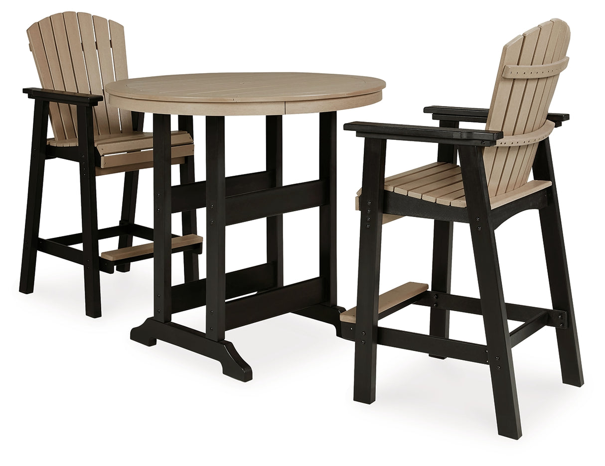 Fairen Trail 2-Piece Outdoor Bar Table and 2 Barstools (Bar Table, Barstool (Set of 2))