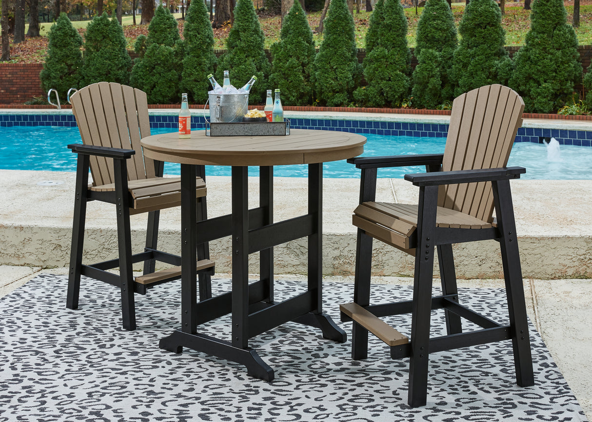 Fairen Trail 2-Piece Outdoor Bar Table and 2 Barstools (Bar Table, Barstool (Set of 2))