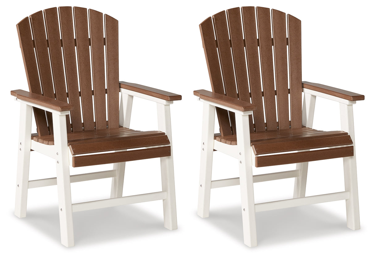 Genesis Bay Outdoor Dining Arm Chair (Set of 2)