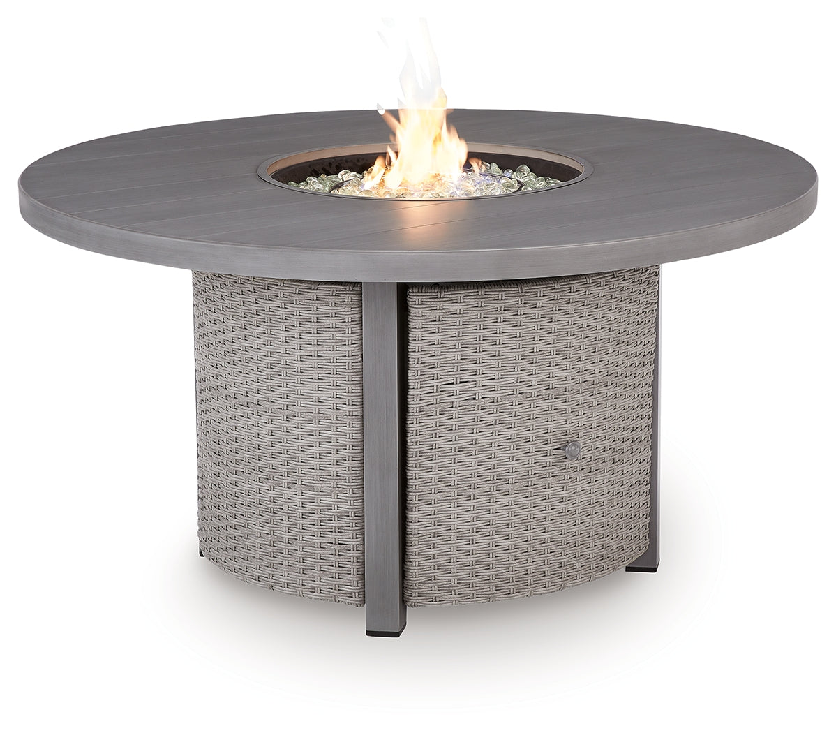 Half Moon Beach Outdoor Fire Pit Table