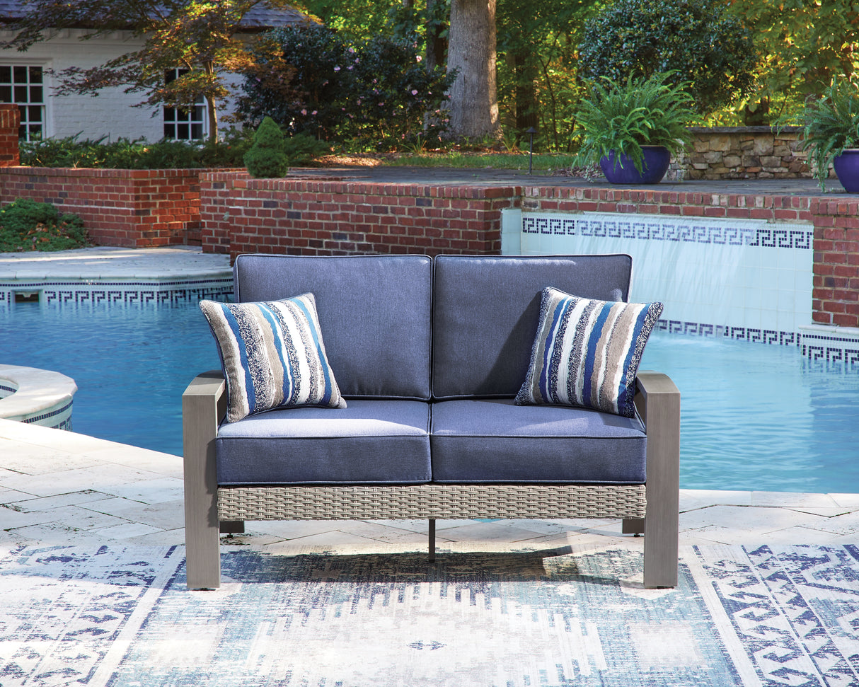 Half Moon Beach 2-Piece Outdoor Sofa and Loveseat