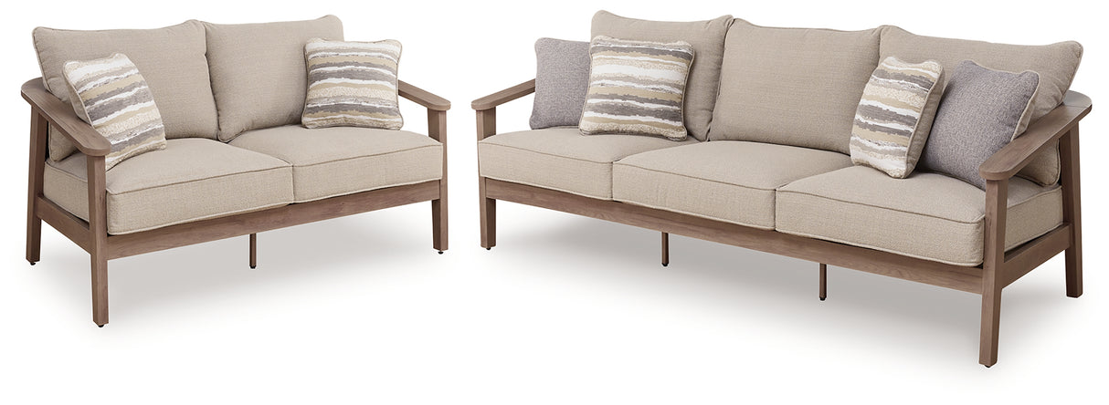 Harmony Headlands 2-Piece Outdoor Sofa and Loveseat