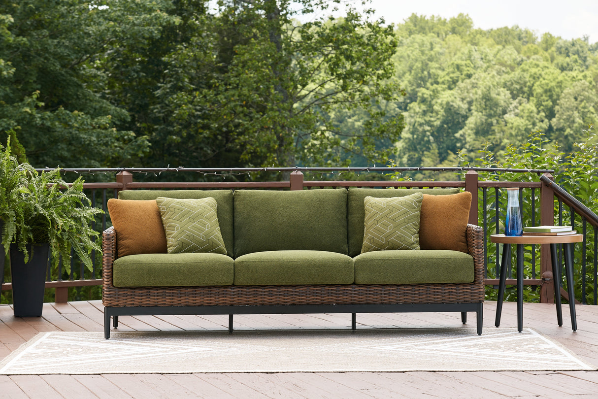 Horizon Hall 3-Piece Outdoor Sofa with 2 Lounge Chairs