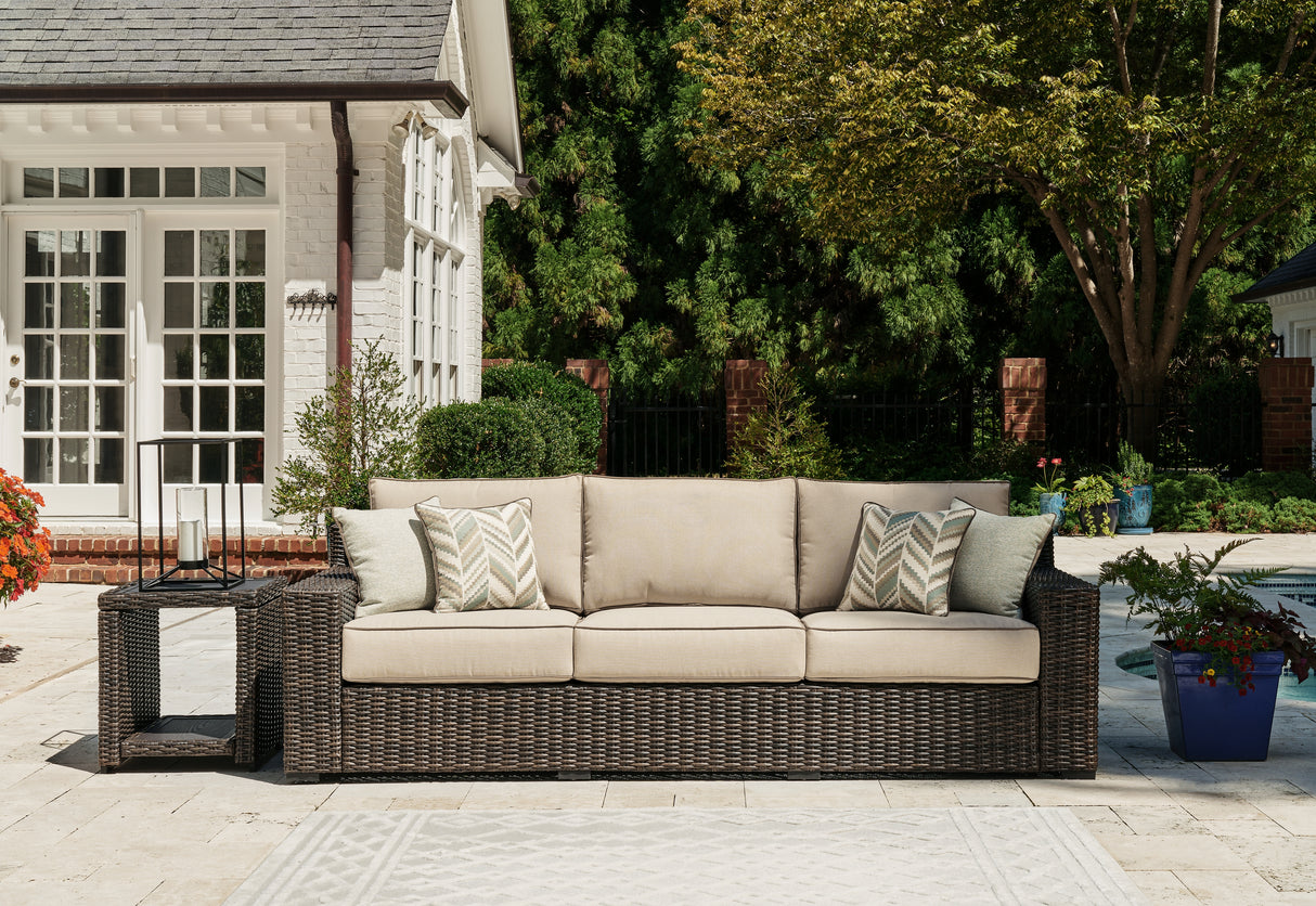 Coastline Bay Outdoor Sofa with Cushion
