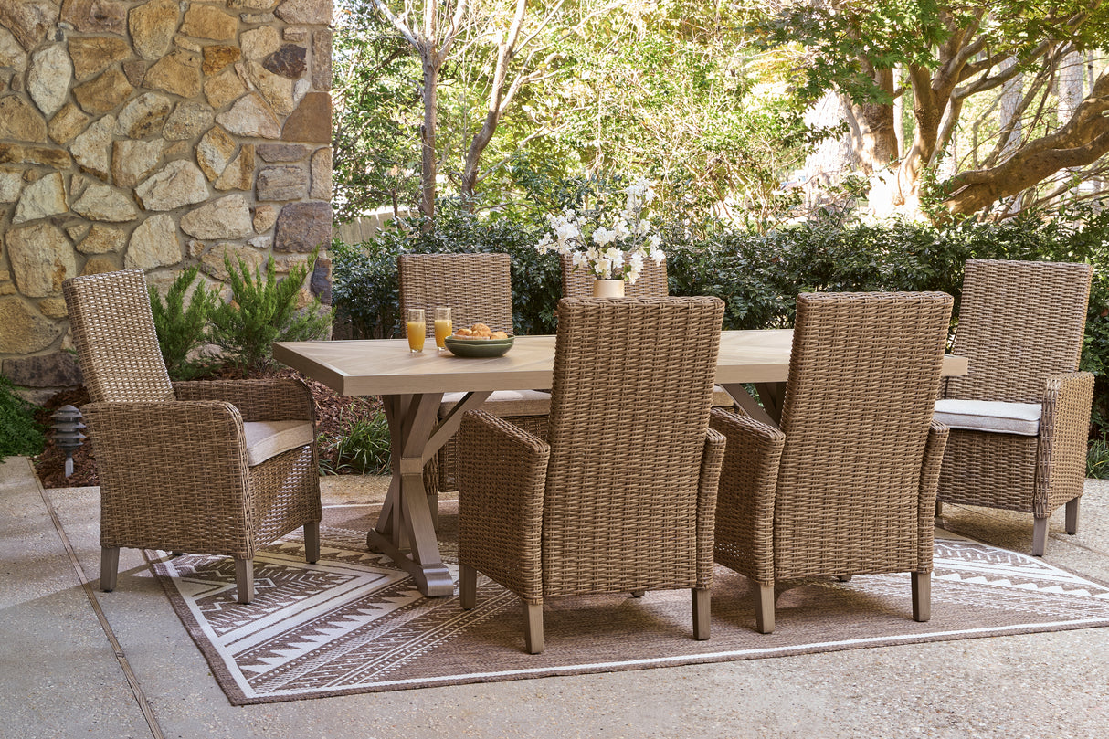 Laguna Heights 4-Piece Outdoor Dining Table and 6 Chairs