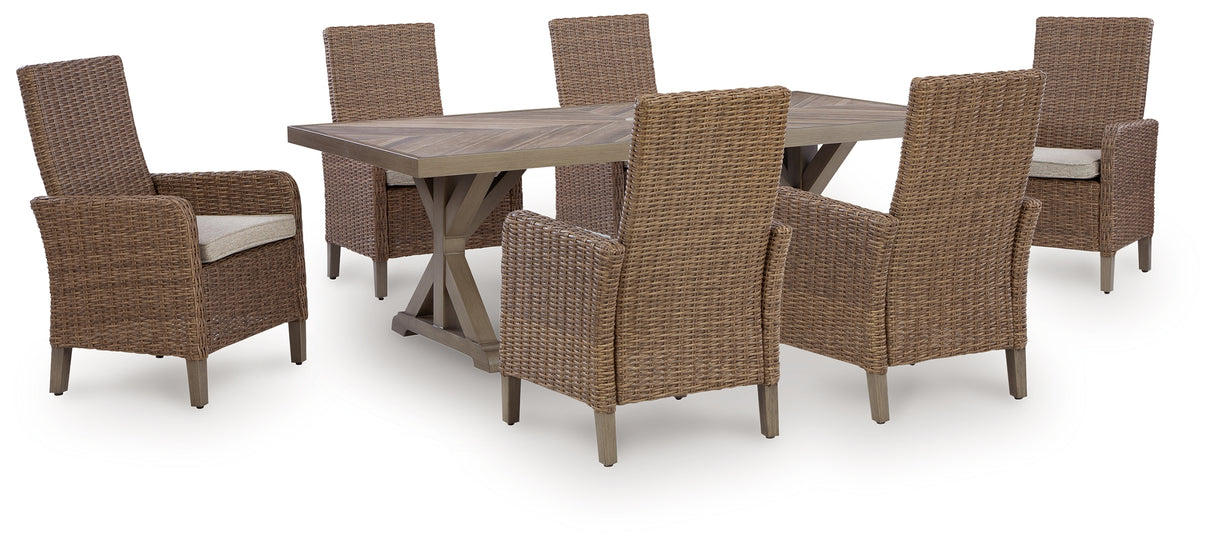 Laguna Heights 4-Piece Outdoor Dining Table and 6 Chairs