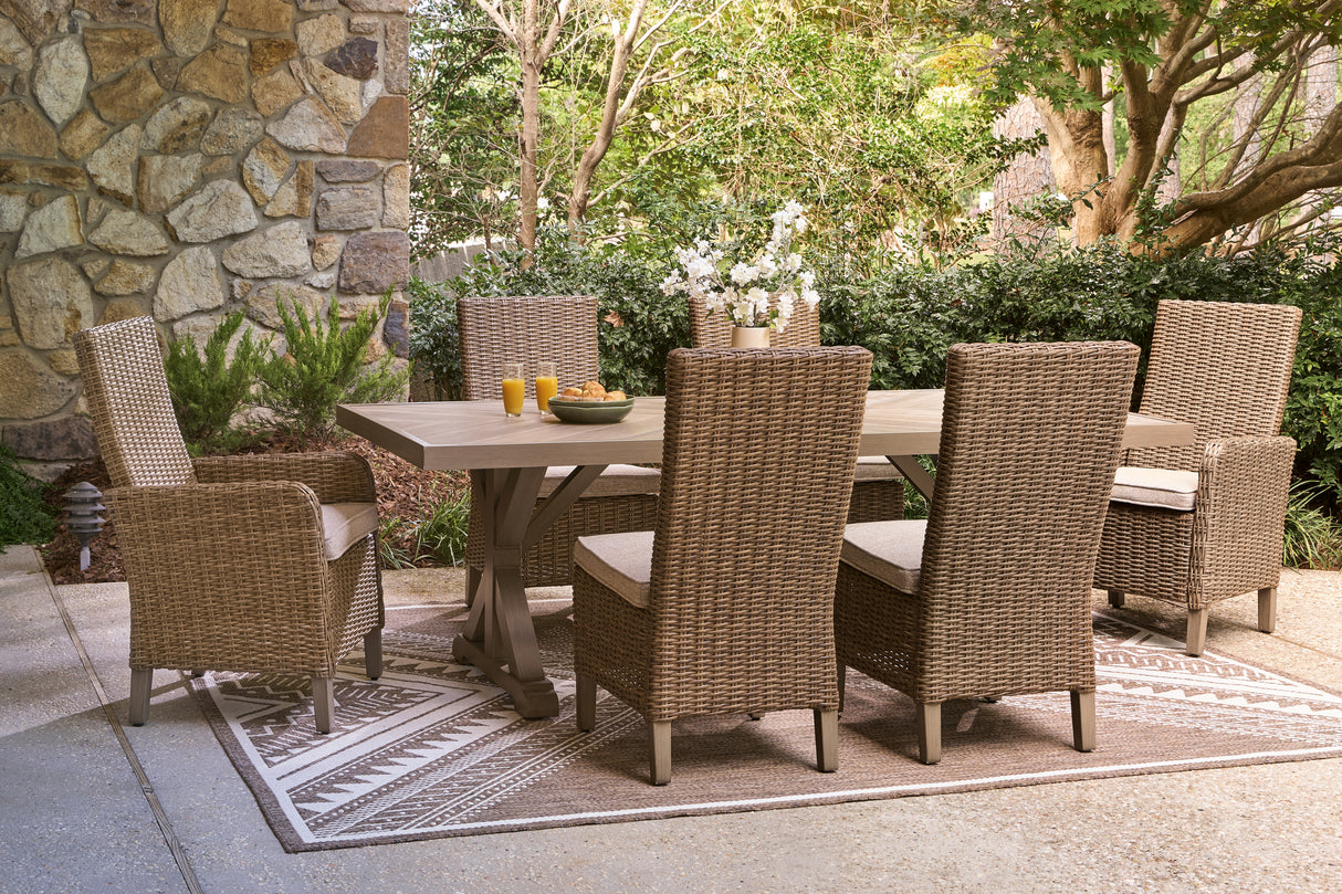 Laguna Heights 4-Piece Outdoor Dining Table and 6 Chairs