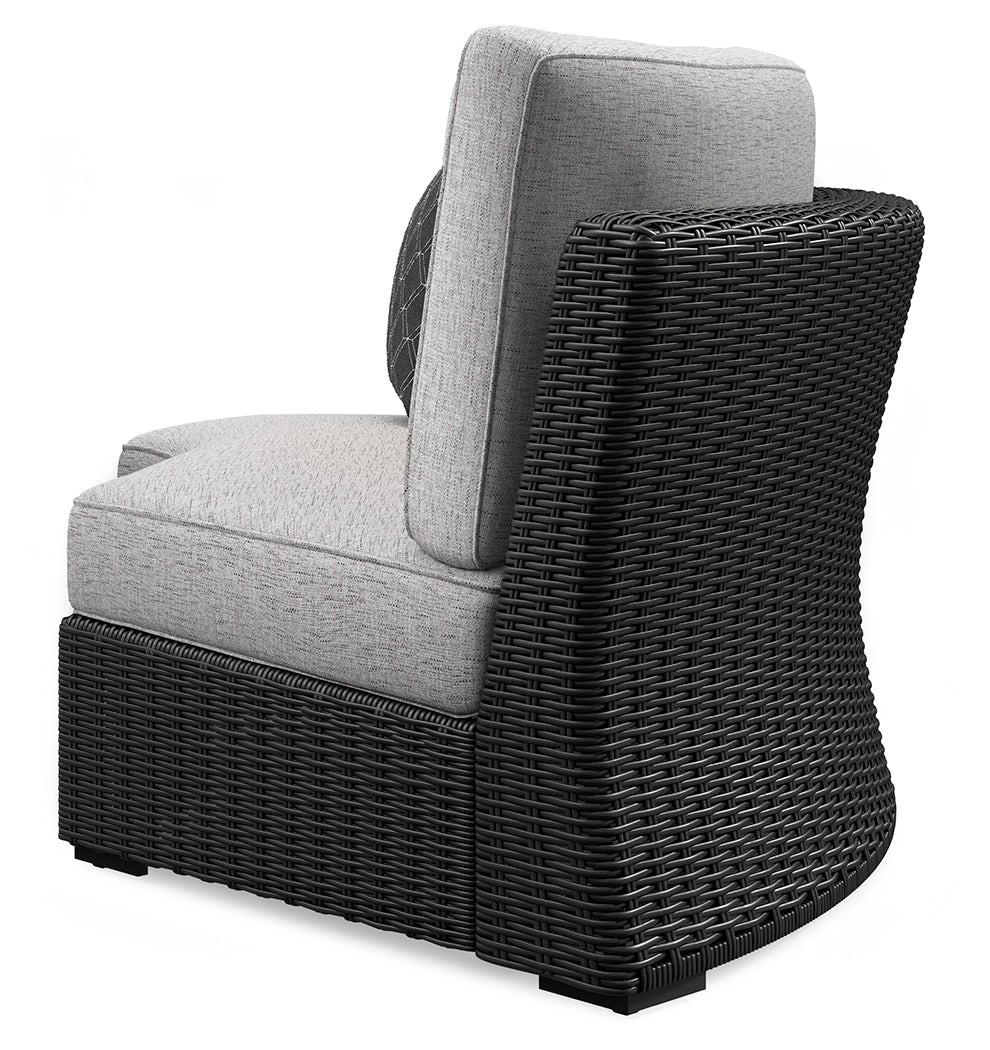 Beachcroft 3-Piece Outdoor Sectional (Configuration: 5-Piece (Beachcroft Outdoor Armless Chair with Cushion, Beachcroft Outdoor Armless Chair with Cushion, Beachcroft Outdoor Curved Corner Chair with Cushion, Beachcroft 2-Piece Outdoor Loveseat with Cushion))