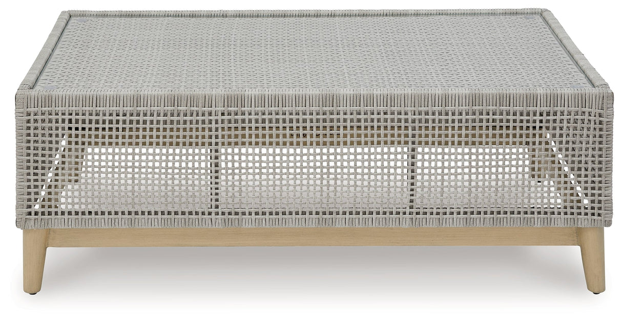 Seton Creek 3-Piece Outdoor Sofa and Loveseat with Coffee Table