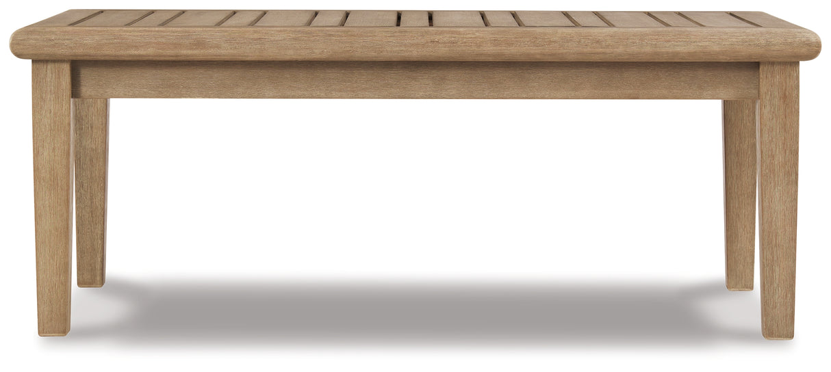 Gerianne 3-Piece Outdoor Coffee Table with 2 End Tables (Coffee Table, End Table, End Table)