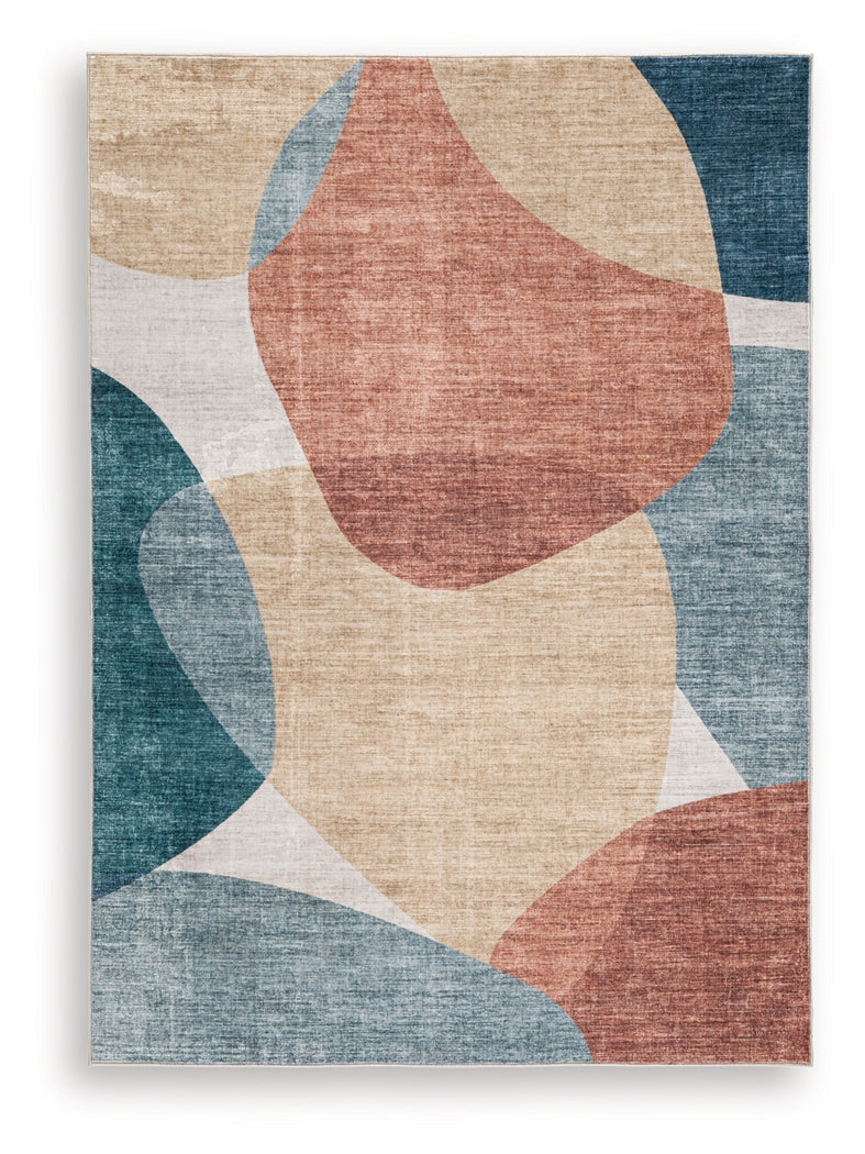 Chanleigh Washable 5' x 7' Area Rug (Rug Size: 5' x 7')