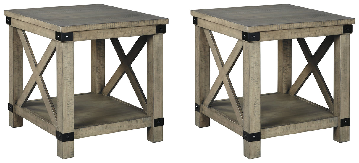 Aldwin 2-Piece 2 End Tables (End Table, End Table)