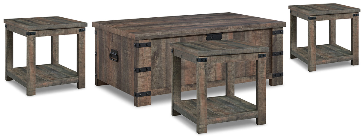 Hollum Coffee Table and 3 End Tables