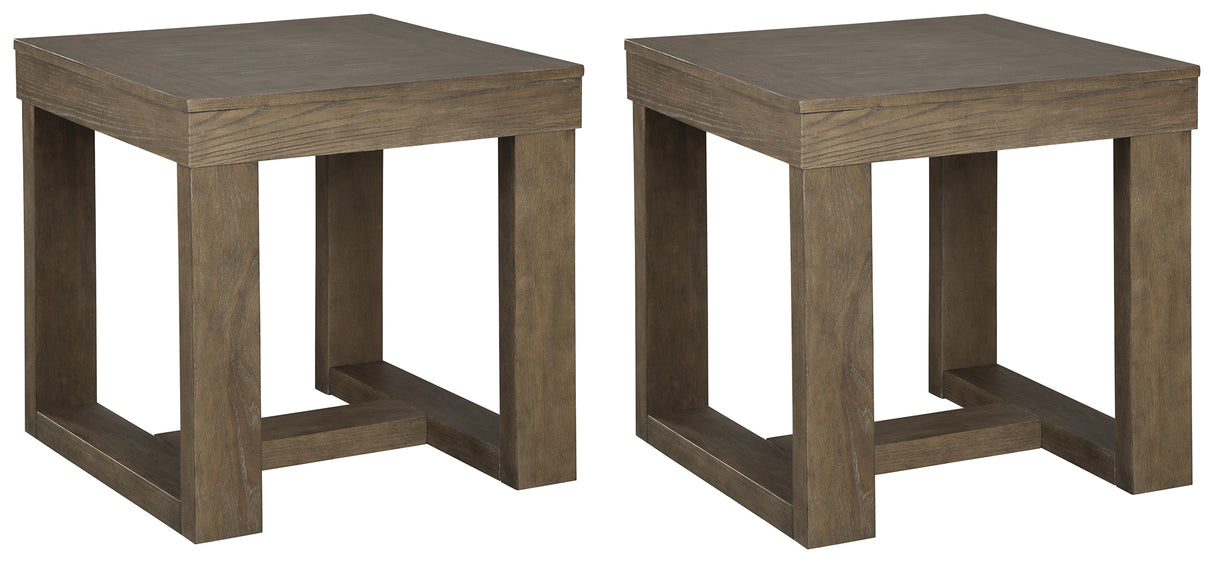 Cariton 2-Piece 2 End Tables (End Table, End Table)