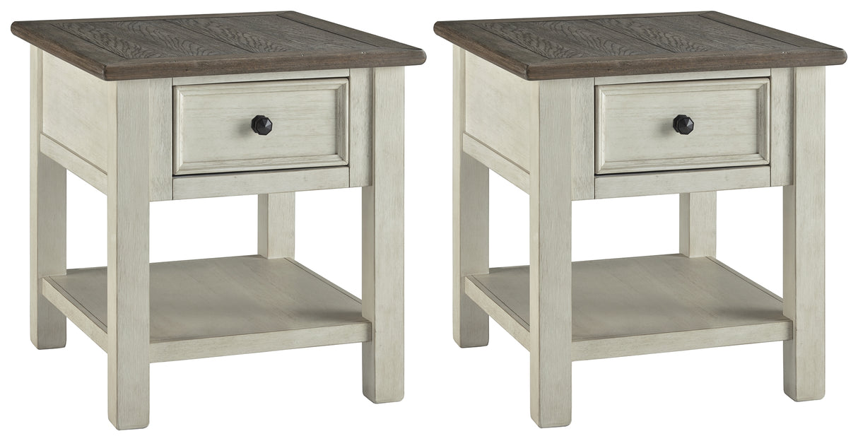 Bolanburg 2-Piece 2 End Tables (End Table, End Table)