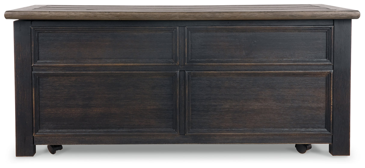 Tyler Creek Coffee Table and 2 End Tables with Console