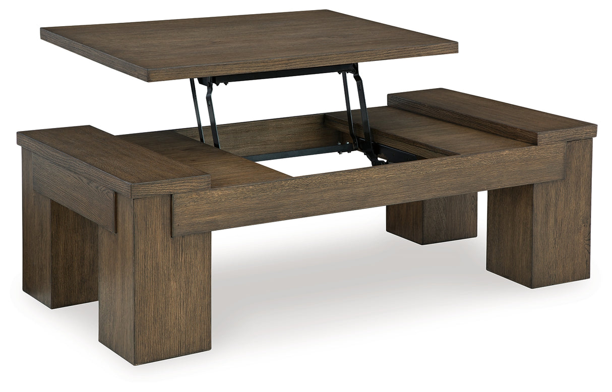 Rosswain 3-Piece Coffee Table with 2 End Tables (Lift-Top Coffee Table, End Table, End Table)