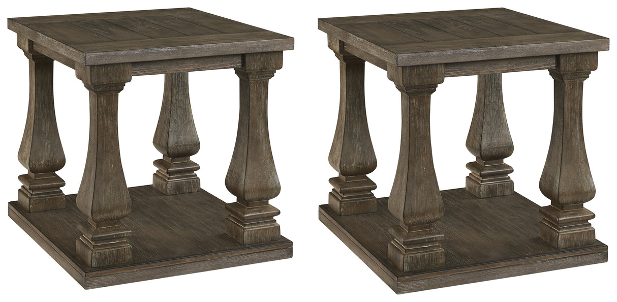 Johnelle 2-Piece 2 End Tables (End Table, End Table)