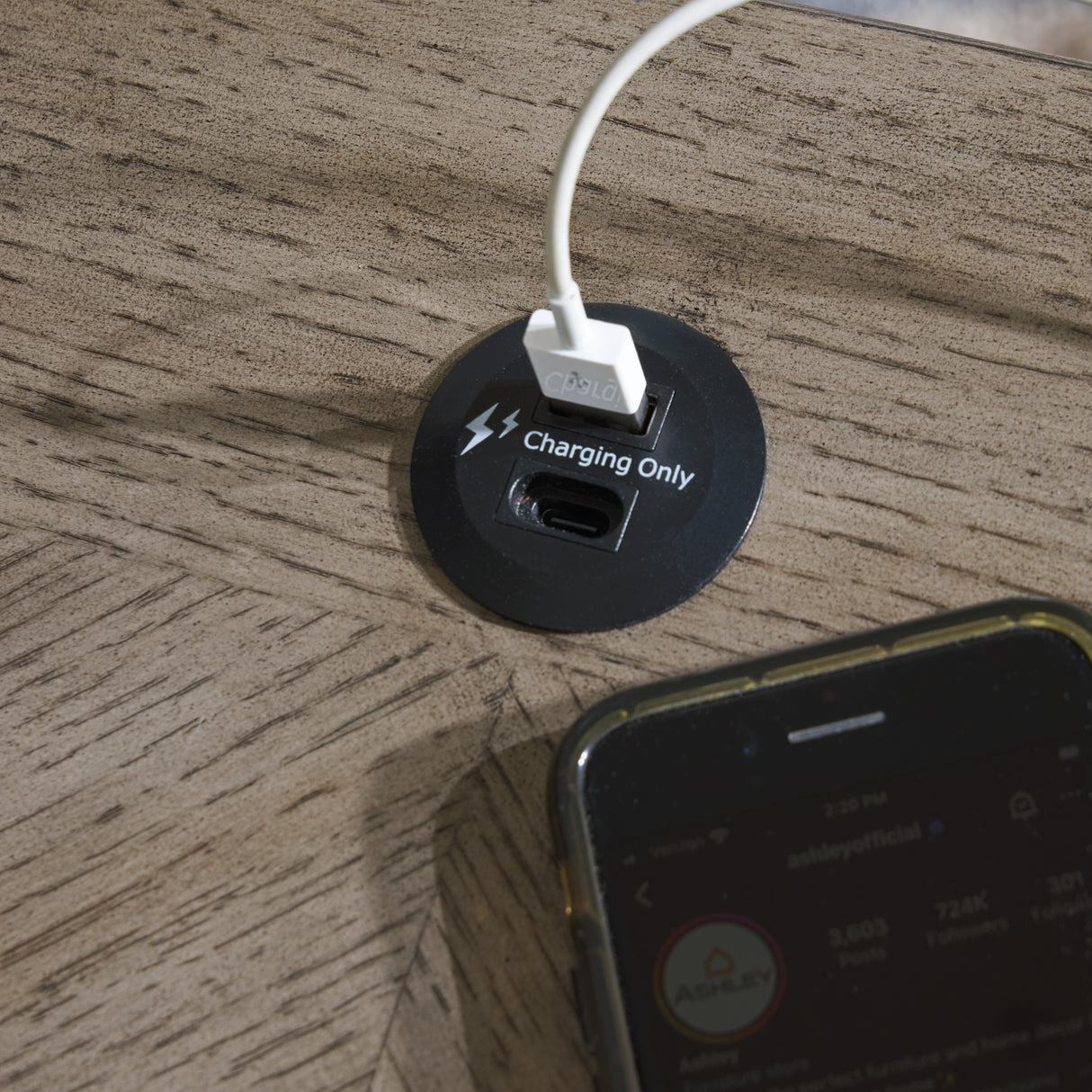 Loyaska 3-Piece Coffee Table with 2 End Tables (Lift-Top Coffee Table, End Table, End Table)