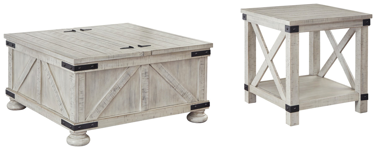 Carynhurst 2-Piece Coffee Table with 1 End Table (Coffee Table, End Table)