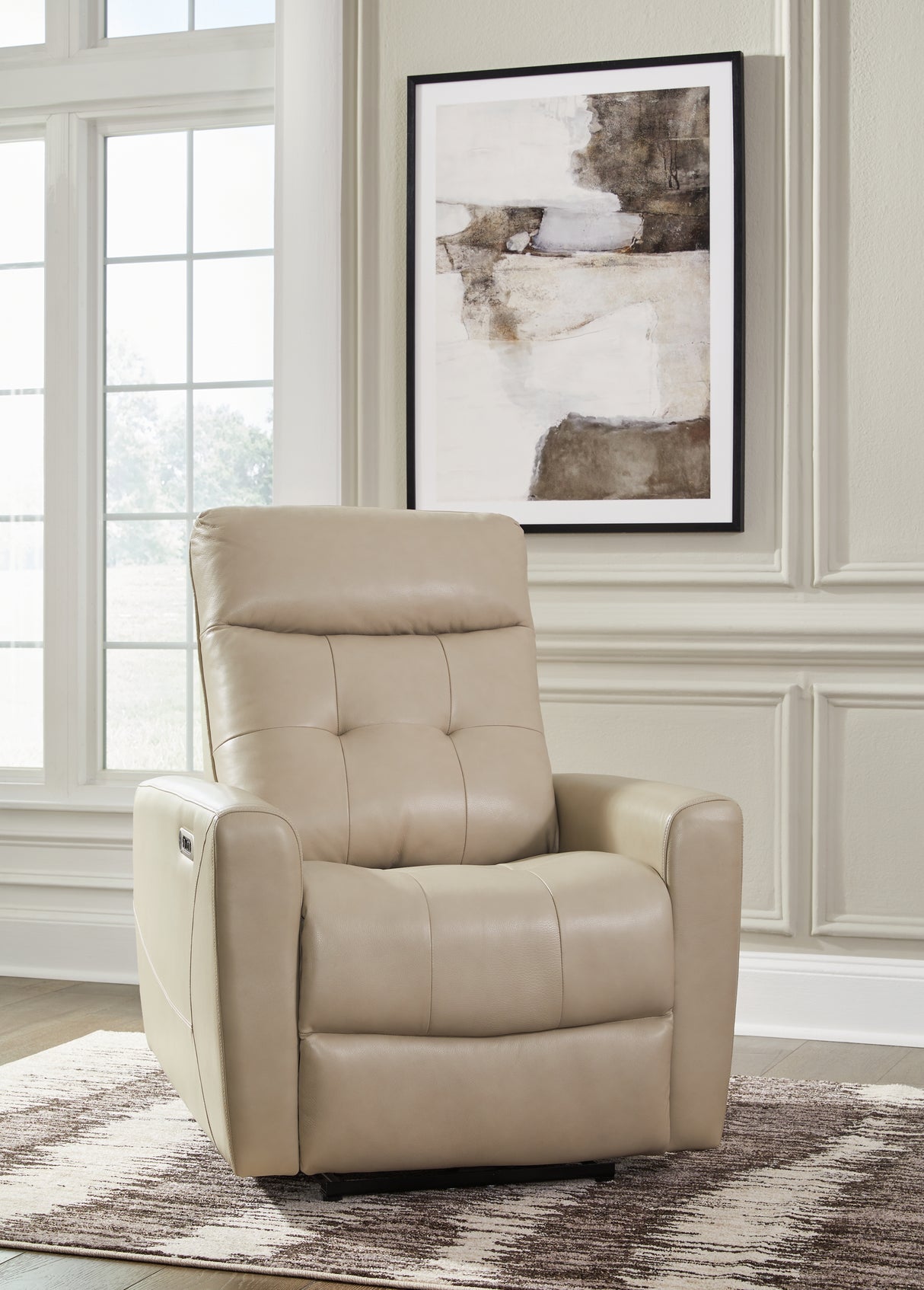 Pisgham Power Recliner (Color: Sand)