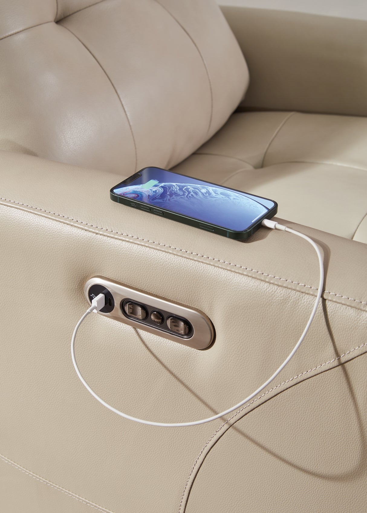 Pisgham Power Recliner (Variation Color: Sand)