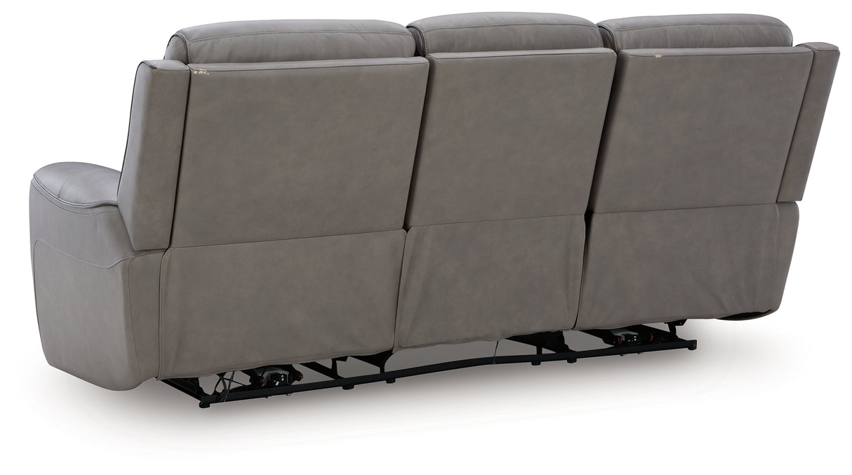 5Z-Comfort Power Reclining Sofa (Color: Coin)