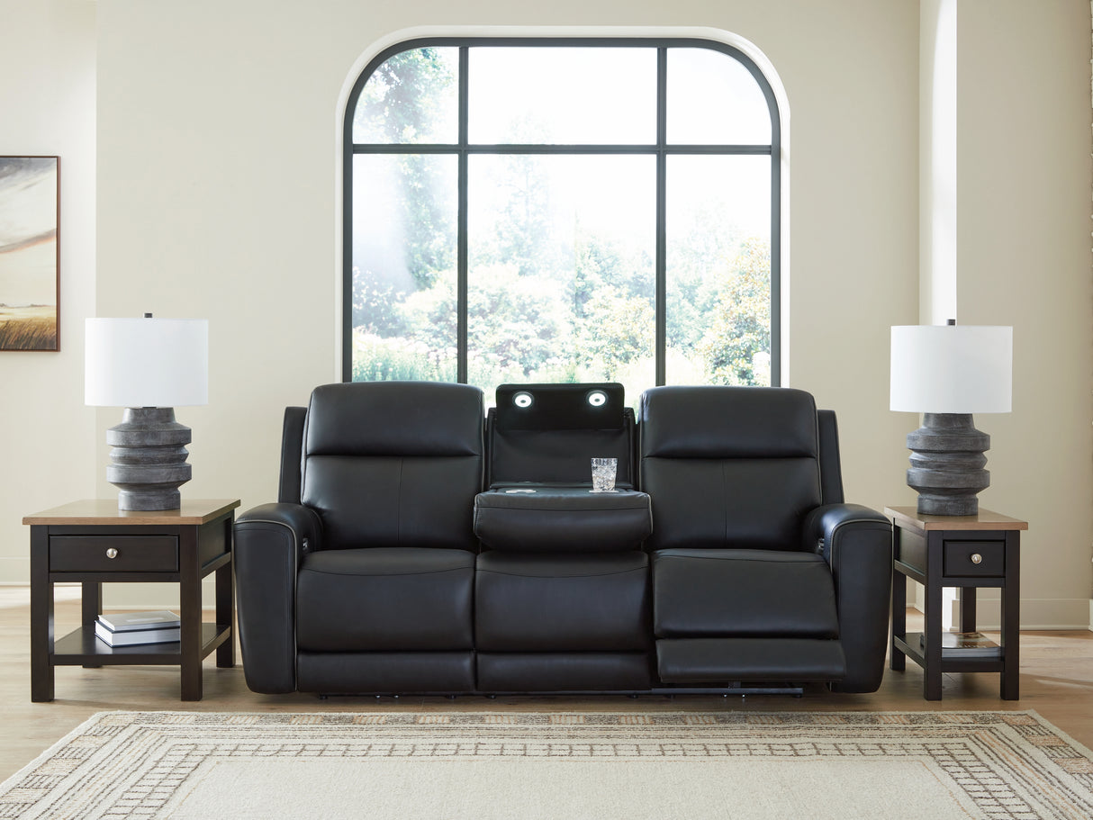 5Z-Comfort Power Reclining Sofa (Color: Onyx)