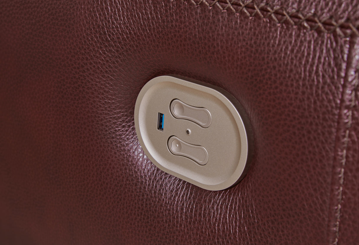 Alessandro 2-Piece Sofa and Loveseat (Power Reclining Sofa, Power Reclining Loveseat with Console)