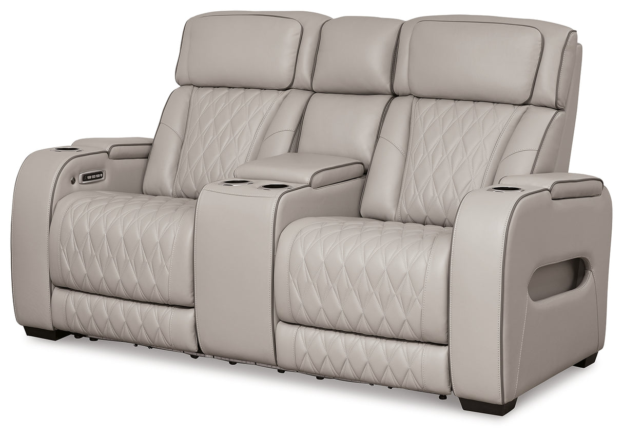 Boyington 3-Piece Sofa, Loveseat and Recliner (Power Reclining Sofa, Power Reclining Loveseat with Console, Power Recliner)
