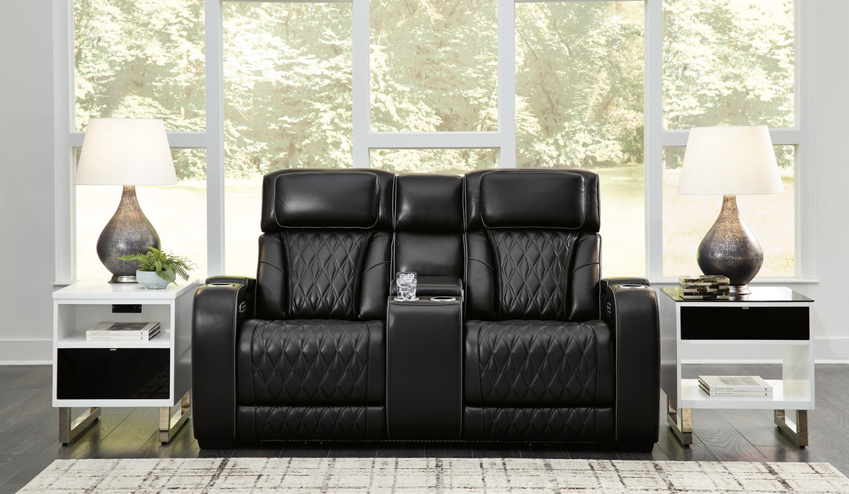 Boyington 3-Piece Sofa, Loveseat and Recliner (Power Reclining Sofa, Power Reclining Loveseat with Console, Power Recliner)