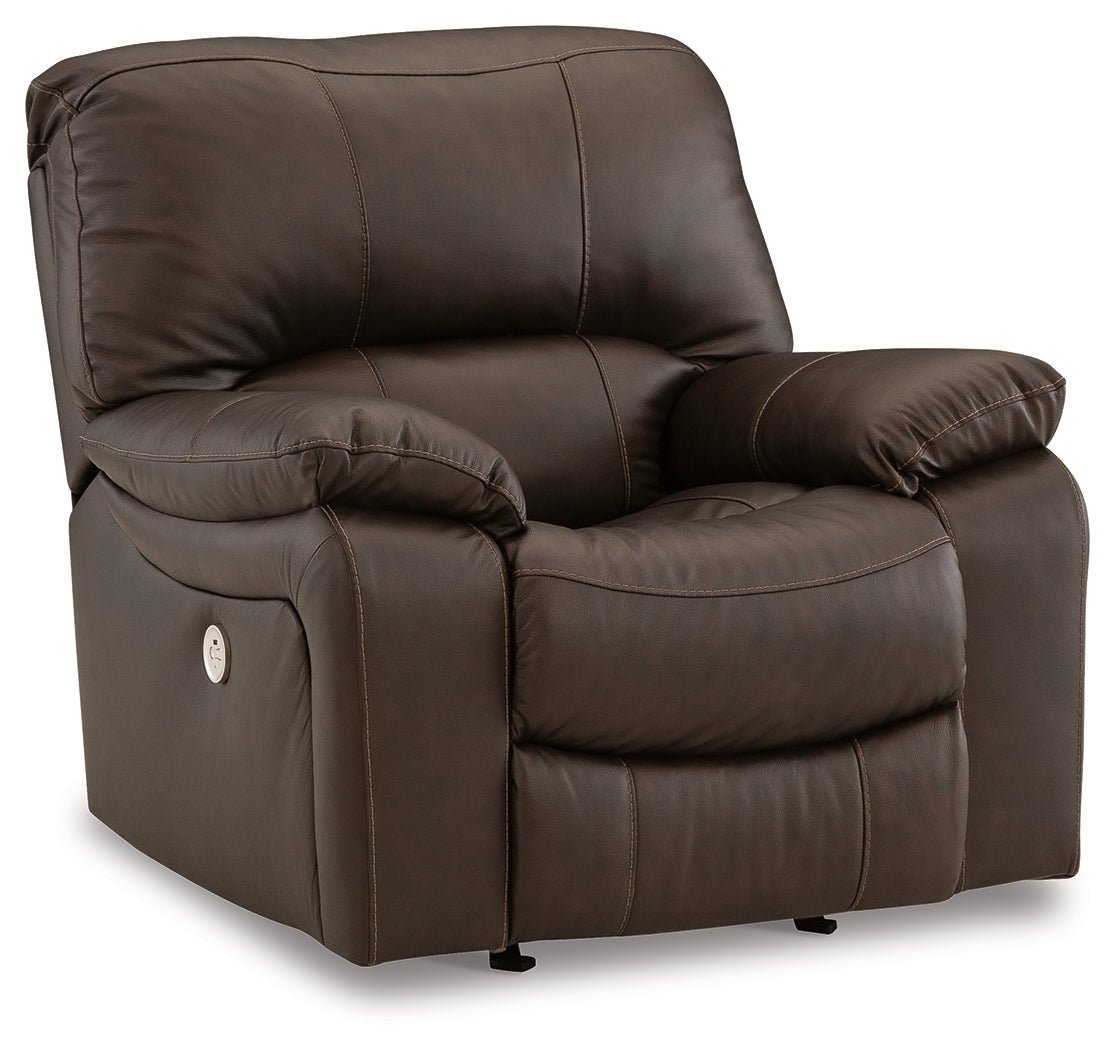 Leesworth Power Recliner (Color: Dark Brown)