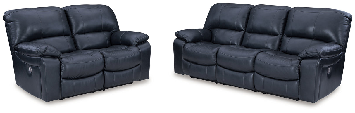 Leesworth 2-Piece Sofa and Loveseat (Power Reclining Sofa, Power Reclining Loveseat)