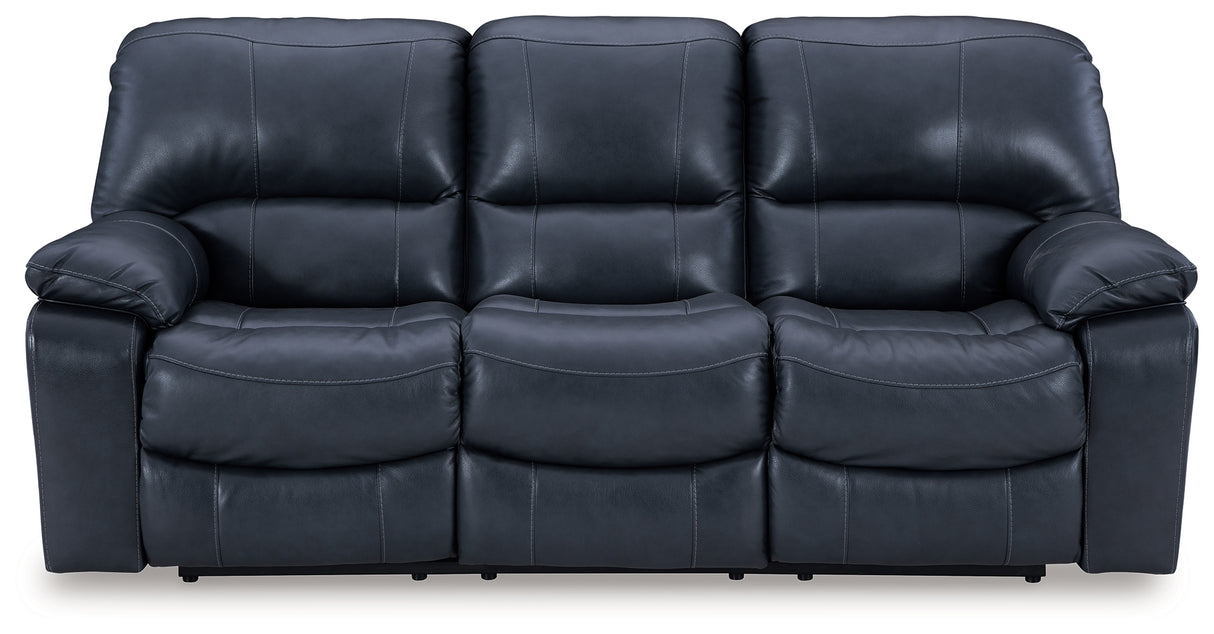 Leesworth Power Reclining Sofa (Color: Ocean)
