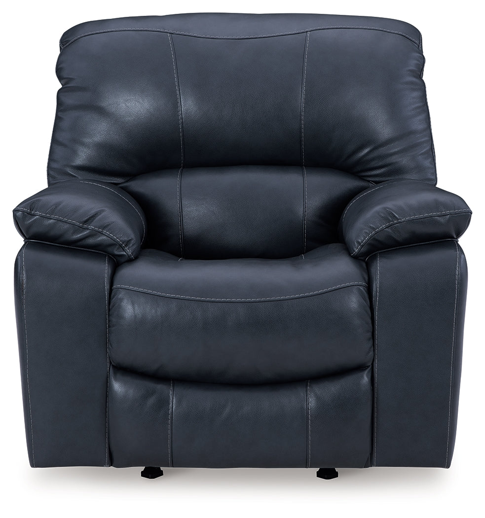 Leesworth Power Recliner (Color: Ocean)