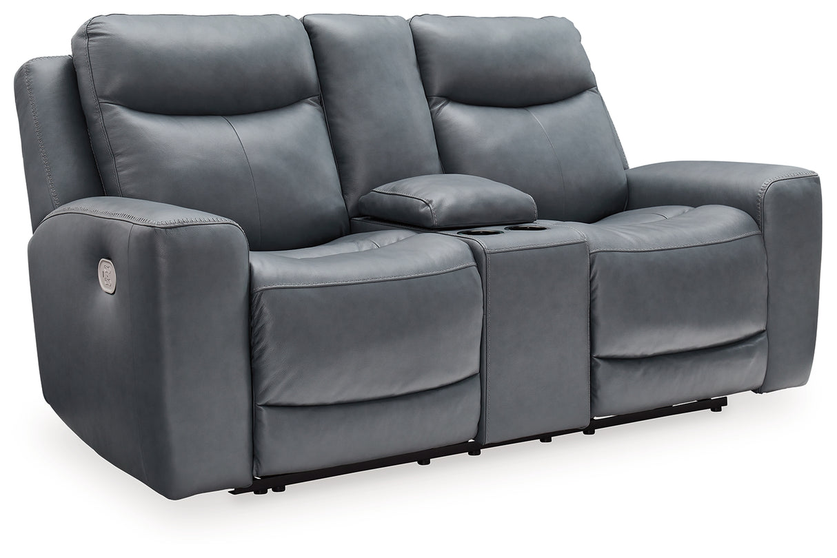 Mindanao 3-Piece Sofa, Loveseat and Recliner (Power Reclining Sofa, Power Reclining Loveseat with Console, Power Recliner)