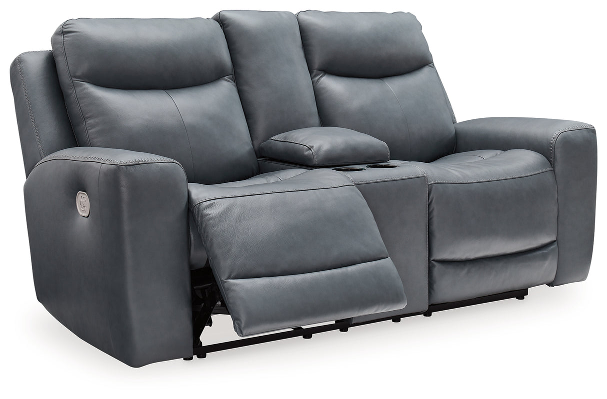 Mindanao 3-Piece Sofa, Loveseat and Recliner (Power Reclining Sofa, Power Reclining Loveseat with Console, Power Recliner)