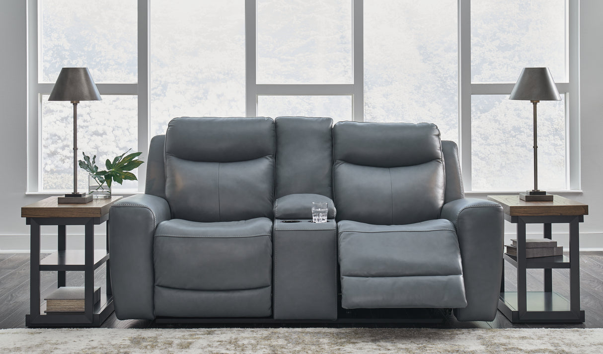 Mindanao 3-Piece Sofa, Loveseat and Recliner (Power Reclining Sofa, Power Reclining Loveseat with Console, Power Recliner)